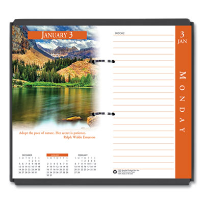 House of Doolittle Earthscapes Desk Calendar Refill, 3.5 x 6, 2021 HOD417