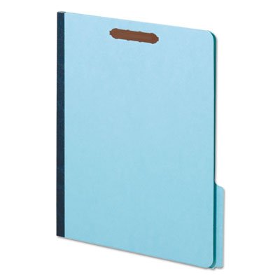 Pendaflex Earthwise Heavy-Duty Pressboard Folders, 1/3 Cut Tab, Letter, Light Blue, 25/Box GLW61542