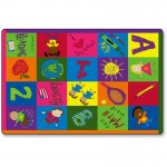 Easy Care Primary Pictures Rug CE19422W