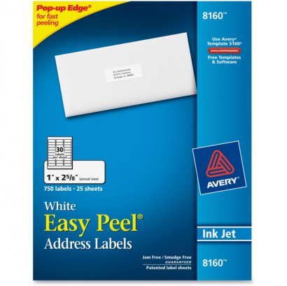 Avery Easy Peel Address Label 8160