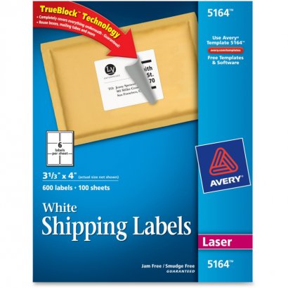 Avery Easy Peel Address Label 5164