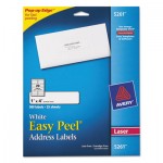 Avery Easy Peel Laser Address Labels, 1 x 4, White, 500/Pack AVE5261