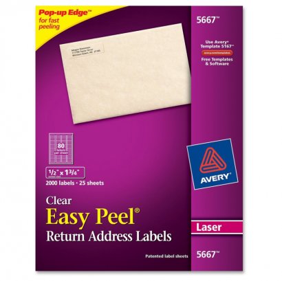 Avery Easy Peel Mailing Label 5667