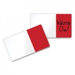 Redi-Tag 76801 Easy-To-Read Self-Stick Index Tabs, 0.43" Wide, Red, 50/Pack RTG437735