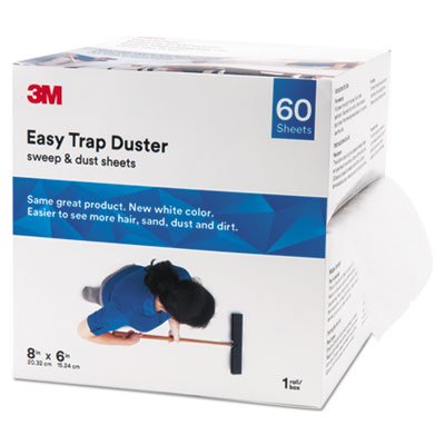 3M Easy Trap Duster, 8" x 30ft, White, 60 Sheets/Box MMM59152W