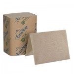 EasyNap Embossed Dispenser Napkins 2-Ply, 6 1/2" x 5" Folded, Brown, 6000/Carton GPC32017