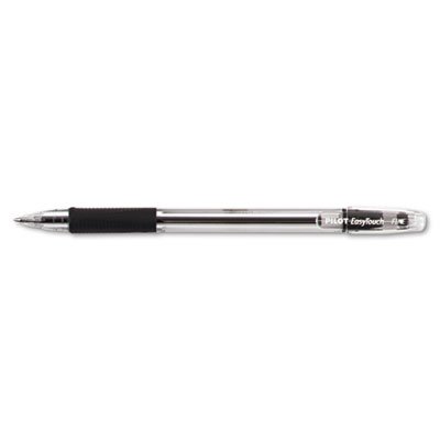 Pilot EasyTouch Ball Point Stick Pen, Black Ink, .7mm, Dozen PIL32001