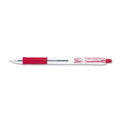 Pilot EasyTouch Retractable Ball Point Pen, Red Ink, 1mm, Dozen PIL32222