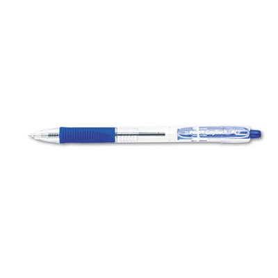 Pilot EasyTouch Retractable Ball Point Pen, Blue Ink, 1mm, Dozen PIL32221