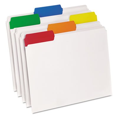 Pendaflex EasyView Poly File Folders, 1/3 Cut Top Tab, Letter, Clear, 25/Box PFX55702
