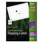 Avery EcoFriendly Laser/Inkjet Mailing Labels, 3 1/3 x 4, White, 600/Pack AVE48464