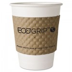 Eco-Products EcoGrip Hot Cup Sleeves - Renewable & Compostable, 1300/CT ECOEG2000