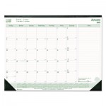 Brownline EcoLogix Monthly Desk Pad Calendar, 22 x 17, 2016 REDC177437