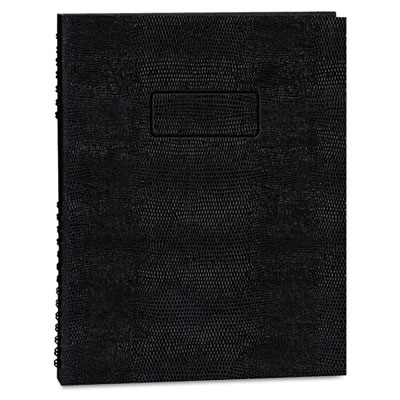 Blueline A10200E.BLK EcoLogix NotePro Executive Notebook, Medium/College Rule, Black, 11 x 8.5, 100 Sheets REDA10200EBLK