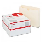 UNV76300 Economical File Jackets with Two Inch Expansion, Letter, 11 Point Manila, 50/Box UNV76300