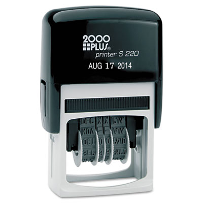 COSCO 2000PLUS Economy Dater, Self-Inking, Black COS010129