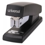 UNV43119 Economy Half-Strip Stapler, 12-Sheet Capacity, Black UNV43119