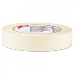 Highland Economy Masking Tape, 1" x 60yds, 3" Core, Cream MMM260024A