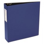 Avery Economy Non-View Binder with Round Rings, 11 x 8 1/2, 3" Capacity, Blue AVE04600