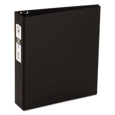 Avery Economy Non-View Binder with Round Rings, 3 Rings, 2" Capacity, 11 x 8.5, Black, (3501) AVE03501