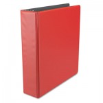 UNV34403 Economy Non-View Round Ring Binder, 2" Capacity, Red UNV34403