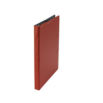 UNV30403 Economy Non-View Round Ring Binder, 1/2" Capacity, Red UNV30403