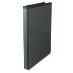 UNV20951 Economy Round Ring View Binder, 1/2" Capacity, Black UNV20951