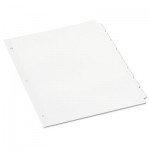 UNV20845 Economy Tab Dividers, 8-Tab, Letter, White, 24 Sets/Box UNV20845