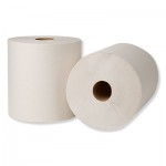 Tork EcoSoft Hardwound Roll Towels, 800 ft x 8 in, Natural White, 6 Rolls/Carton TRK218004