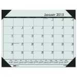 House of Doolittle 12471 EcoTones Woodland Green Monthly Desk Pad Calendar, 22 x 17, 2016 HOD12471