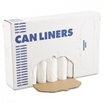 BWK 2432EXH EH-Grade Can Liners, 24 x 32, 12-16gal, .4mil, White, 25 Bags/Roll, 20 Rolls/CT BWK2432EXH