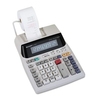 Sharp EL-1801V Two-Color Printing Calculator, Black/Red Print, 2.1 Lines/Sec SHREL1801V