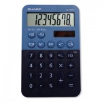 Sharp EL-760RBBL Handheld Calculator, 8-Digit LCD SHREL760RBBL