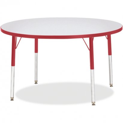 Berries Elem. Ht Gray Top Color Edge Rnd Table 6468JCE008