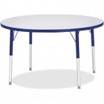 Berries Elem. Ht Gray Top Color Edge Rnd Table 6468JCE003