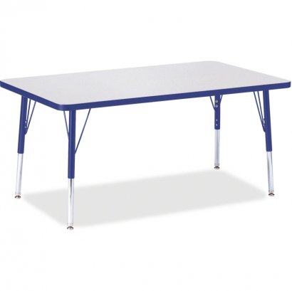 Berries Elem. Ht. Gray Top Rectangular Table 6473JCE003