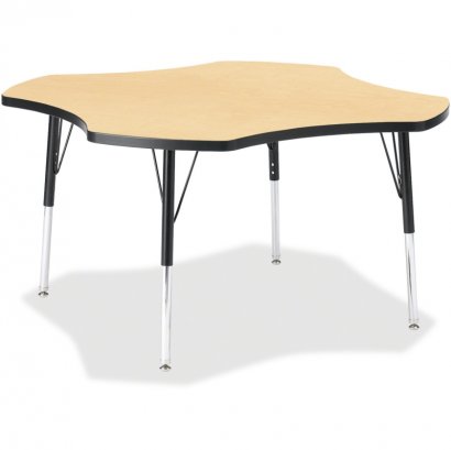 Berries Elementary Black Edge Four-leaf Table 6453JCE011