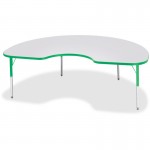 Berries Elementary Gray Laminate Kidney Table 6423JCE119