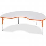 Berries Elementary Height Color Edge Kidney Table 6423JCE114