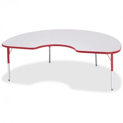 Berries Elementary Height Color Edge Kidney Table 6423JCE008