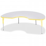 Berries Elementary Height Color Edge Kidney Table 6423JCE007