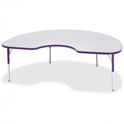 Berries Elementary Height Color Edge Kidney Table 6423JCE004