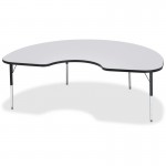 Berries Elementary Height Color Edge Kidney Table 6423JCE180