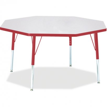 Berries Elementary Height Color Edge Octagon Table 6428JCE008