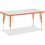 Berries Elementary Height Color Edge Rectangle Table 6403JCE114