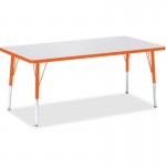 Berries Elementary Height Color Edge Rectangle Table 6408JCE114