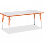 Berries Elementary Height Color Edge Rectangle Table 6413JCE114