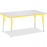 Berries Elementary Height Color Edge Rectangle Table 6473JCE007