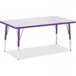 Berries Elementary Height Color Edge Rectangle Table 6473JCE004