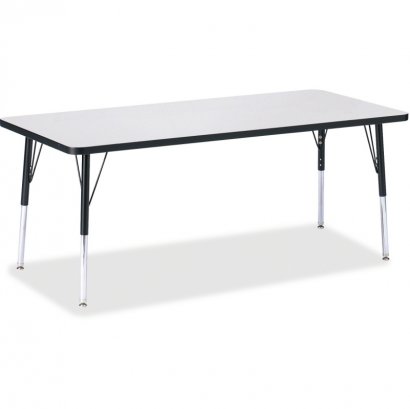 Berries Elementary Height Color Edge Rectangle Table 6413JCE180